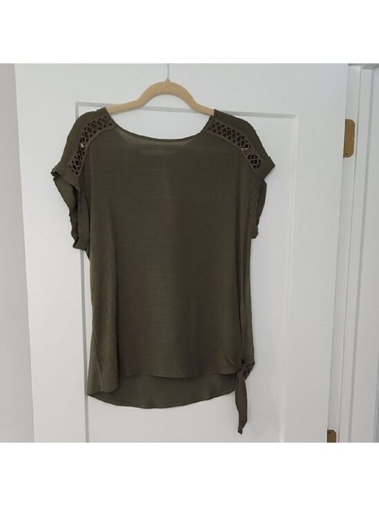 Fortune + Ivy Tops - Olive Green Women's Top